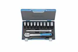 Conrad Gedore 6156920 6156920 Dopsleutelset Metrisch 1/2 (12.5 mm) 11-delig aanbieding