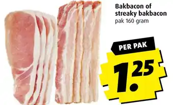 Boni Bakbacon of streaky bakbacon aanbieding