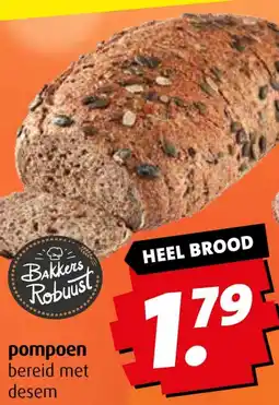 Boni pompoen bereid met desem aanbieding