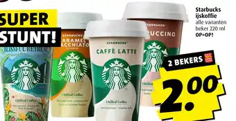 Boni Starbucks ijskoffie aanbieding