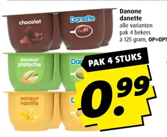 Boni Danone danette aanbieding
