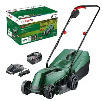 GAMMA Bosch accumaaier EasyMower 18V incl. accu + lader aanbieding