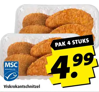 Boni Viskrokantschnitzel aanbieding