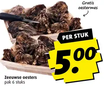 Boni Zeeuwse oesters aanbieding