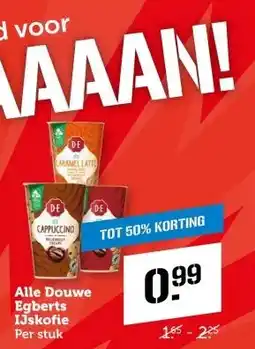 Coop Alle Douwe Egberts IJskofie aanbieding