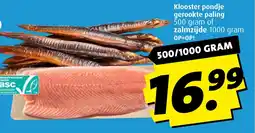 Boni Klooster pondje gerookte paling of zalmzijde aanbieding