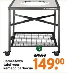 GAMMA Jamestown tafel voor kamado barbecue aanbieding