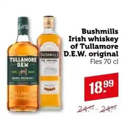 Coop Bushmills Irish whiskey of Tullamore original aanbieding