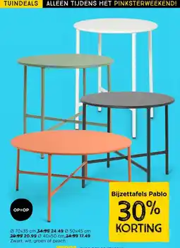 Xenos Bijzettafels Pablo aanbieding