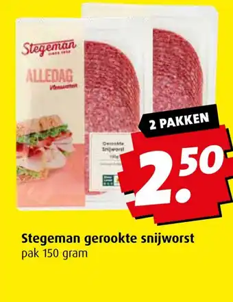 Boni Stegeman gerookte snijworst aanbieding