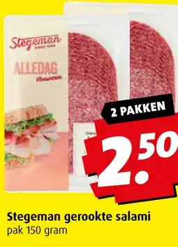 Boni Stegeman gerookte salami aanbieding