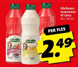 Boni Oliehoorn mayonaise of curry aanbieding