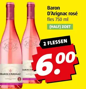 Boni Baron D'Arignac rosé aanbieding