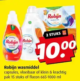 Boni Robijn wasmiddel aanbieding