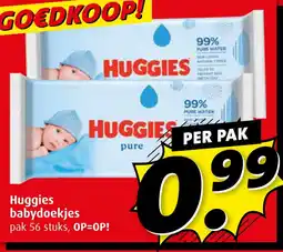 Boni Huggies babydoekjes aanbieding