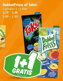 Poiesz DubbelFrisss of Taksi aanbieding