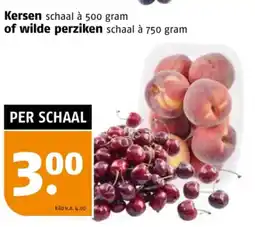 Poiesz Kersen of wilde perziken aanbieding