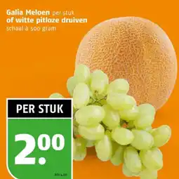 Poiesz Galia Meloen of witte pitloze druiven aanbieding