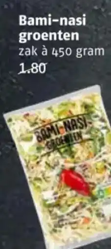Poiesz Bami-nasi groenten aanbieding