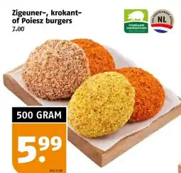 Poiesz Zigeuner, krokant of Poiesz burgers aanbieding