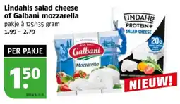 Poiesz Lindahls salad cheese of Galbani mozzarella aanbieding