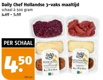 Poiesz Daily Chef Hollandse 3-vaks maaltijd aanbieding