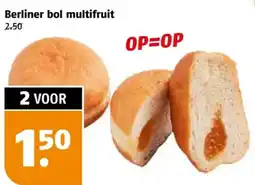 Poiesz Berliner bol multifruit aanbieding