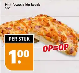 Poiesz Mini focaccia kip kebab aanbieding