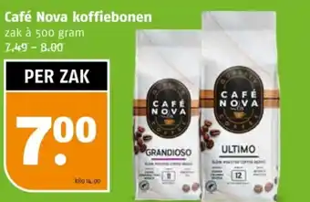 Poiesz Café Nova koffiebonen aanbieding