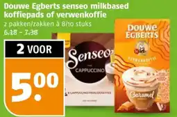 Poiesz Douwe Egberts senseo milkbased koffiepads of verwenkoffie aanbieding