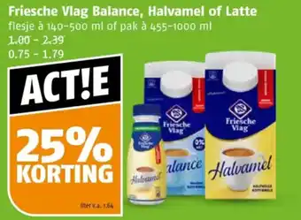 Poiesz Friesche Vlag Balance, Halvamel of Latte aanbieding
