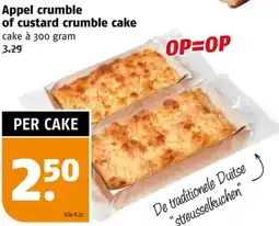 Poiesz Appel crumble of custard crumble aanbieding