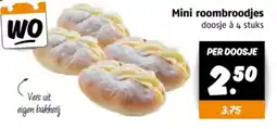 Poiesz Mini roombroodjes aanbieding
