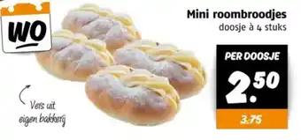 Poiesz Mini roombroodjes aanbieding