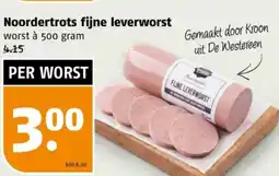 Poiesz Noordertrots fijne leverworst aanbieding