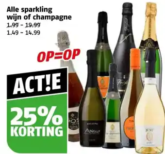 Poiesz Alle sparkling wijn of champagne aanbieding