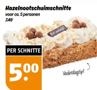 Poiesz Hazelnootschuimschnitte aanbieding