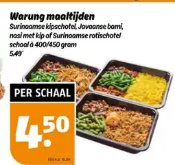 Poiesz Warung maaltijden aanbieding