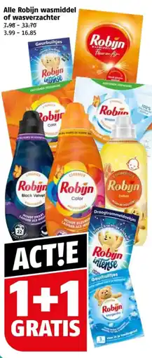 Poiesz Alle Robijn wasmiddel of wasverzachter aanbieding