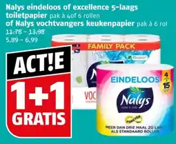 Poiesz Nalys eindeloos of excellence 5-laags toiletpapier aanbieding