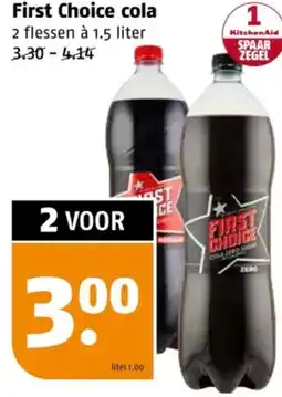 Poiesz First Choice cola aanbieding