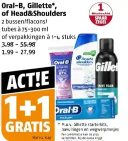 Poiesz Oral-B, Gillette of Head&Shoulders aanbieding