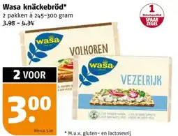 Poiesz Wasa knäckebröd aanbieding
