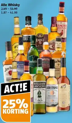 Poiesz Alle whisky aanbieding