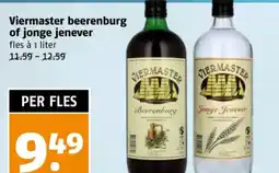 Poiesz Viermaster beerenburg of jonge jenever aanbieding