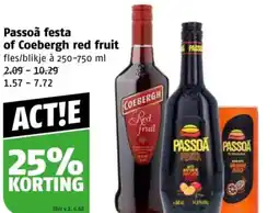 Poiesz Passoã festa of Coebergh red fruit aanbieding