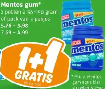 Poiesz Mentos gum aanbieding