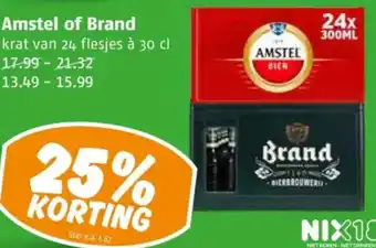 Poiesz Amstel of Brand aanbieding