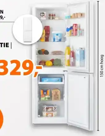 Expert INVENTUM KoelKV1500W vriescombinatie aanbieding