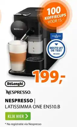 Expert Nespresso Latissimma one EN510.B aanbieding
